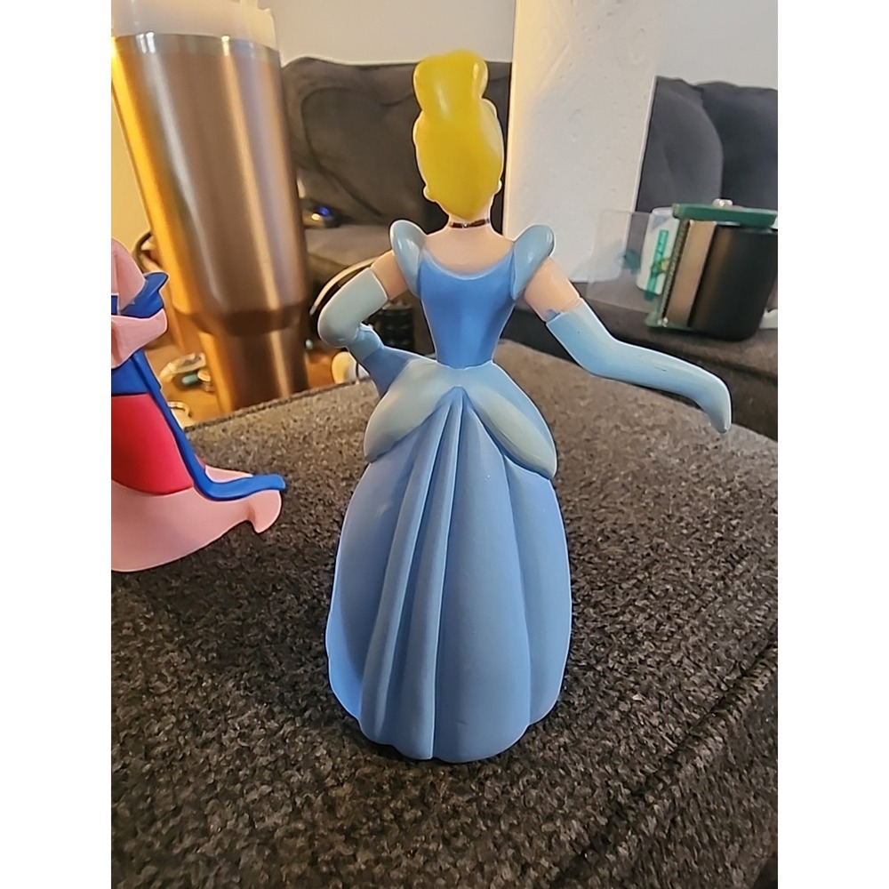 Disney Princess Lot Of 5 Ariel, Mulan, Belle, Cinderella Cake Topper Toy 4" - Picture 13 of 16